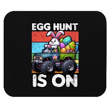 Discover EGG HUNT IS ON EASTER Mouse Pads