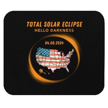 Discover Total Solar Eclipse 2024 USA Mouse Pads