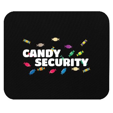 Discover Candy Security Mom Dad Matching Birthday Costume Mouse Pads