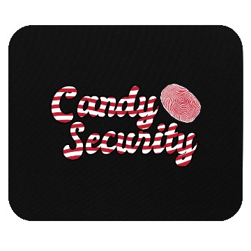 Discover Candy Security Mom Dad Matching Birthday Costume Mouse Pads