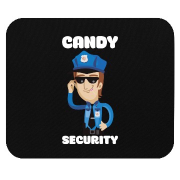 Discover Candy Security Kids Parents Matching Birthday Mouse Pads