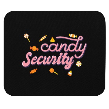 Discover Candy Security Kids Parents Matching Birthday Mouse Pads