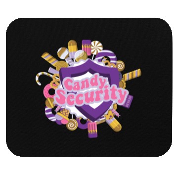 Discover Candy Security Kids Parents Matching Birthday Mouse Pads