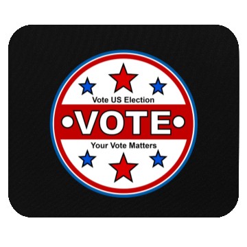Discover Vote US Election - Your Vote Matters Mouse Pads