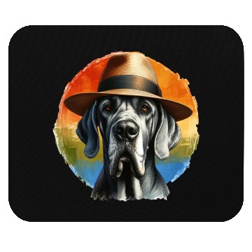 Discover Great Dane Rainbow Mouse Pads