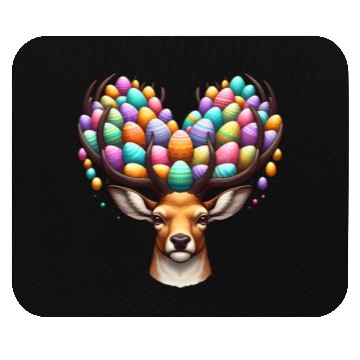Discover A Deer's Easter Surprise Mouse Pads