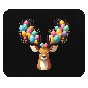 Discover A Deer's Easter Surprise Mouse Pads