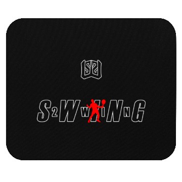 Discover SWING Tennis Player #3 White/Red Mouse Pads