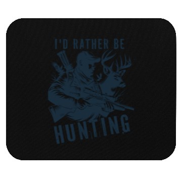 Discover Hunting Lovers Deer Id Rather Be Camping Summer Mouse Pads