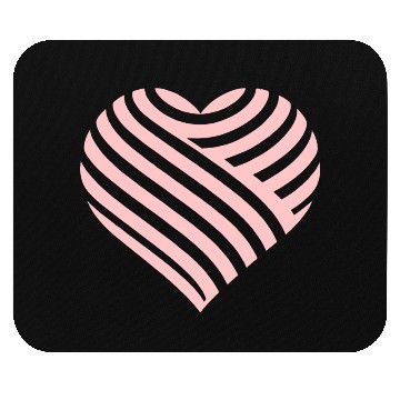 Discover heart design Mouse Pads