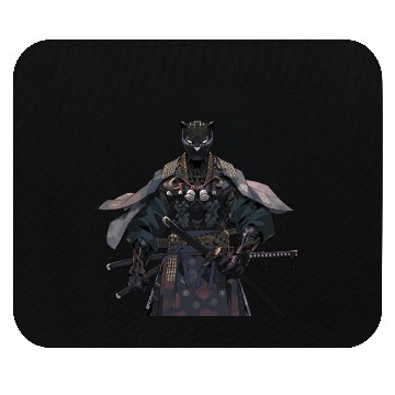 Discover Anime Panther Warrior Samurai katana Mouse Pads