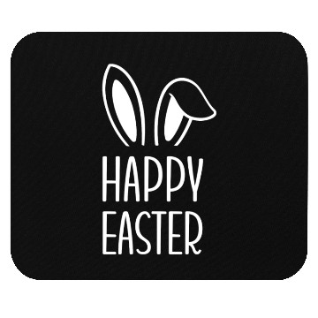 Discover Happy Easter Bunny Ears Mouse Pads