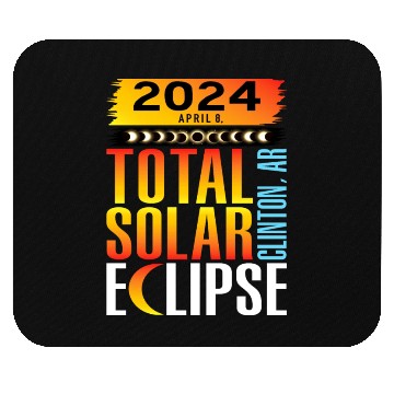 Discover 2024 April 8 Total Solar Eclipse Clinton AR Mouse Pads
