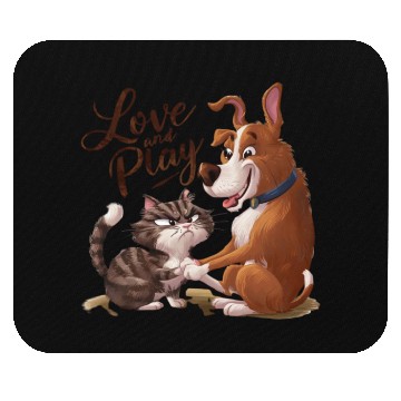 Discover Pets at Play Mouse Pads