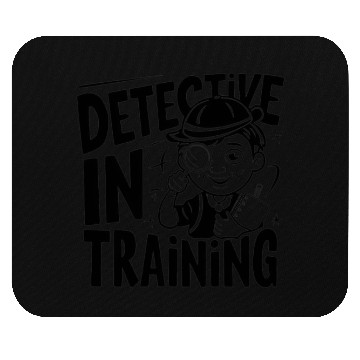 Discover Detective Boy Design Mouse Pads