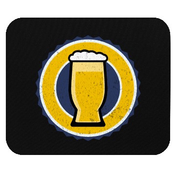 Discover Beer Logo Mouse Pads