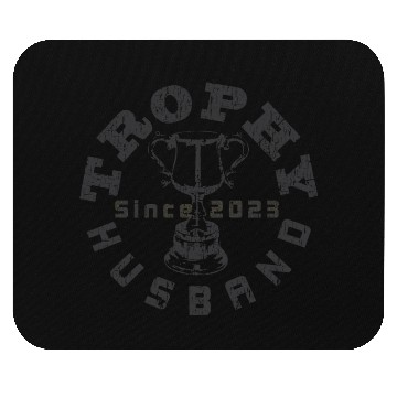 Discover Trophy Husband 2023 Gray Mouse Pads