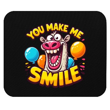 Discover Joyful Donkey A Smile Inducing Design Mouse Pads