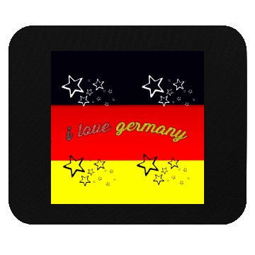 Discover i love germany Mouse Pads