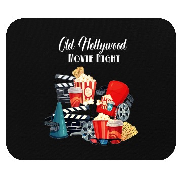 Discover Popcorn Vintage Movie Night Mouse Pads