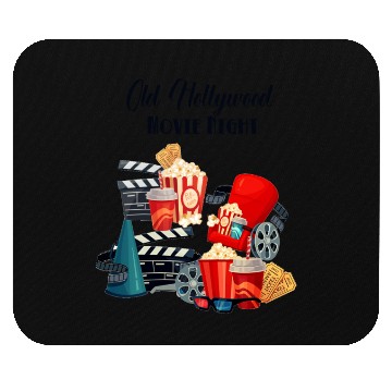 Discover Popcorn Vintage Movie Night Mouse Pads