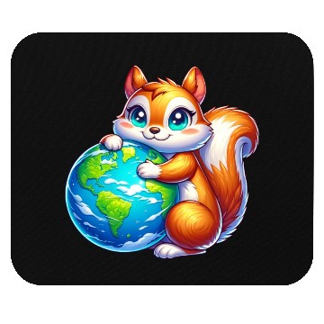 Discover Squirrel for Earth Environmental Nature Mouse Pads