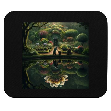 Discover Garden Reflections Serenity Mouse Pads