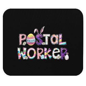 Discover Easter Postal Worker Life Easter Day Party Mouse Pads