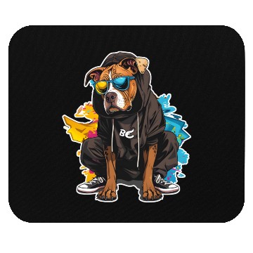 Discover Hip-Hop Pooch Mouse Pads