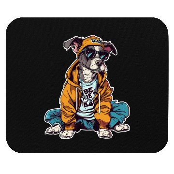 Discover Street-Style Schnauzer Mouse Pads