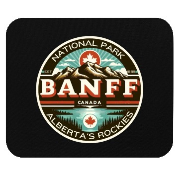 Discover Banff National Park, Alberta Canada grizzly bears Mouse Pads
