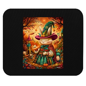 Discover The Carrot Conjurer: A Rabbit Wizard's Naif Mouse Pads