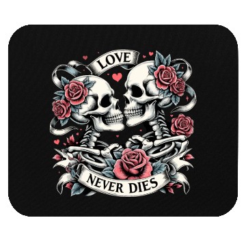 Discover Skeleton Lovers Mouse Pads - Skeleton Couple