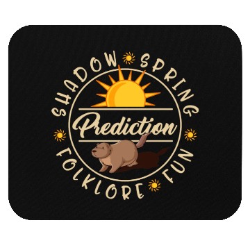 Discover Groundhog Mouse Pads, Groundhog Prediction Shadow
