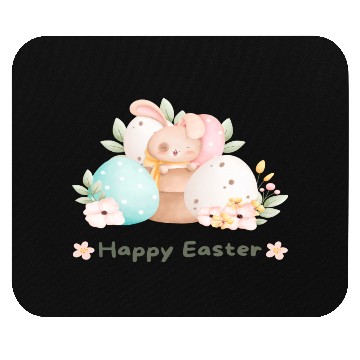 Discover happy Easter Mouse Pads