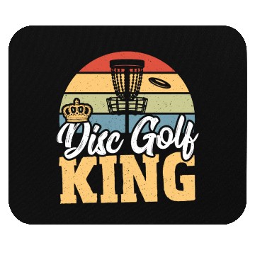 Discover Par Forehand Disc Golf Player Disc Golf Mouse Pads