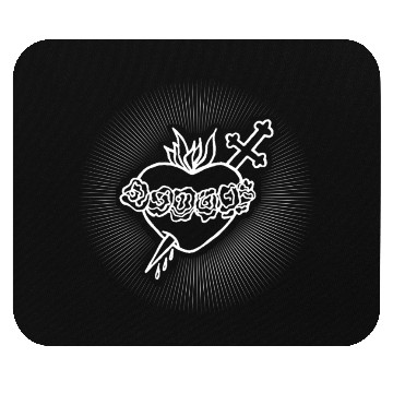 Discover Roman Catholic Immaculate Heart Design Mouse Pads