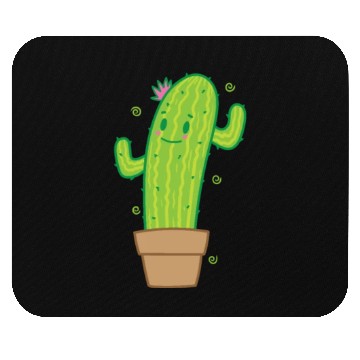 Discover Cactus in Pot Plant Environment Mouse Pads