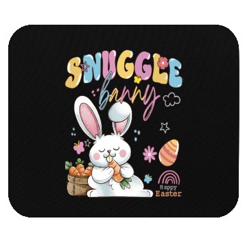 Discover Snuggle Bunny - Sleeping Rabbits Mouse Pads