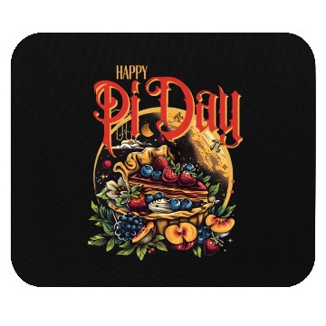 Discover Happy pi Day pie cake math lover Mouse Pads