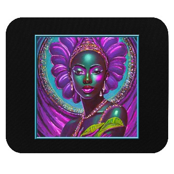 Discover African Goddess Violet Nurturing Me - 1 Mouse Pads