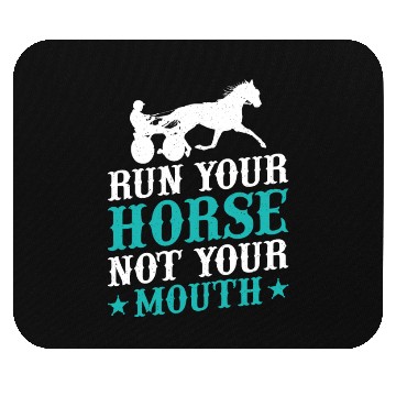 Discover Harness Racing Equestrian Jockey Mouse Pads
