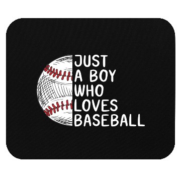Discover Baseball Lover Boy Mouse Pads
