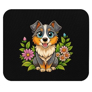 Discover Sweet Australian Shepherd dog Mouse Pads