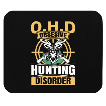 Discover OHD Hunting Disorder Retro Deer Hunting Mouse Pads