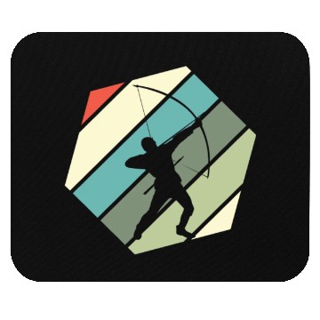 Discover Retro Archer Archery Mouse Pads
