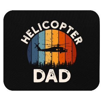 Discover Helicopter Dad Sunset Father Love Mouse Pads