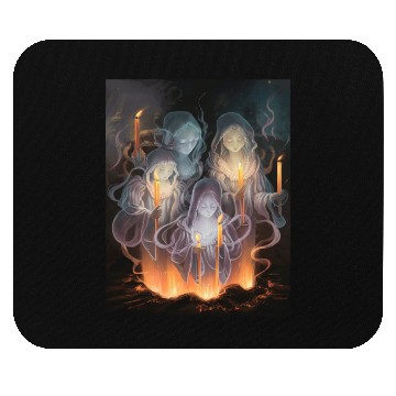 Discover Ethereal entities emerge illustration Mouse Pads