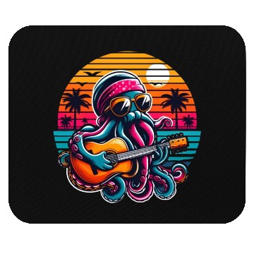 Discover The Musical Octopus Mouse Pads