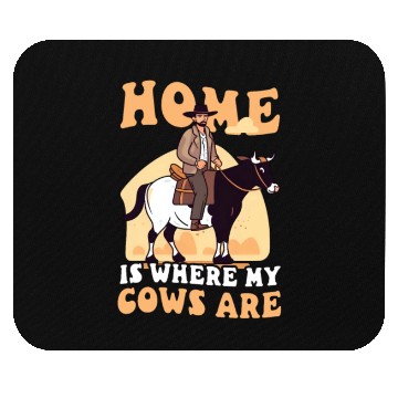 Discover Cow Farmer Home Where Cows Are Mouse Pads